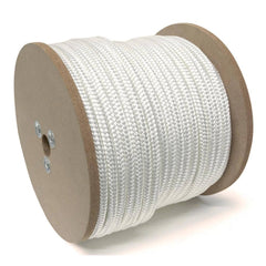 Mibro - Rope; Type: Marine ; Head/Holder Diameter (Inch): 1/2 ; Material: Nylon ; Load Capacity (Lb.): 620.000 ; Maximum Length: 300.00 ; Color: White - Exact Tooling