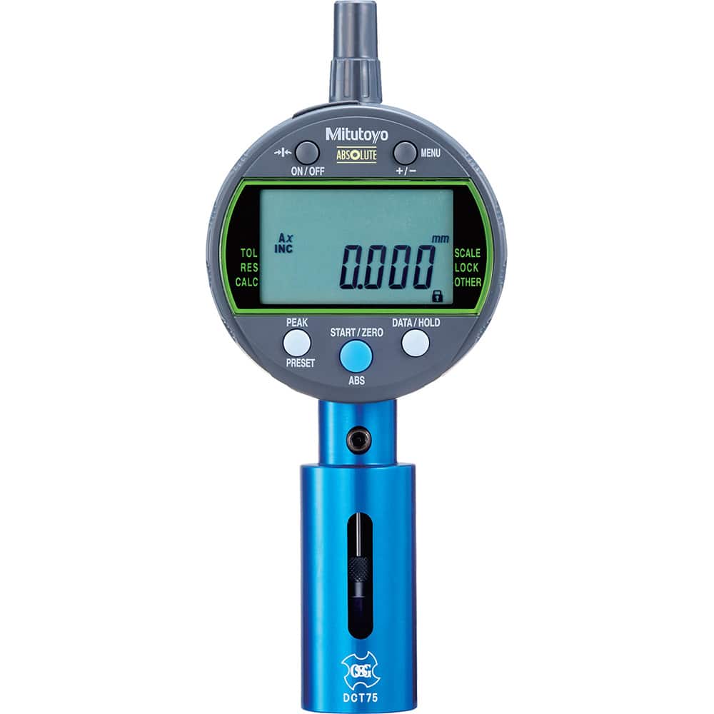 OSG - Depth Gage Accessories; Type: Digital Dial Indicator ; Traceability Certification Included: No ; Base Hole Diameter (Inch): 0.6890 ; Material: Steel ; Finish/Coating: Blue - Exact Tooling