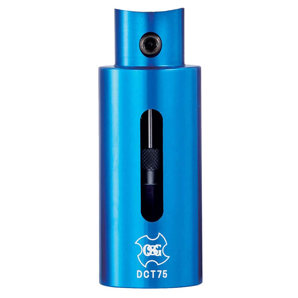 OSG - Depth Gage Accessories; Type: Sleeve Adapter for digital dial indicator ; Traceability Certification Included: No ; Base Hole Diameter (Inch): 0.2559 ; Material: Steel ; Finish/Coating: Blue - Exact Tooling