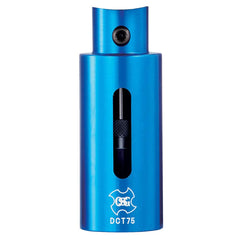 OSG - Depth Gage Accessories; Type: Sleeve Adapter for digital dial indicator ; Traceability Certification Included: No ; Base Hole Diameter (Inch): 0.2559 ; Material: Steel ; Finish/Coating: Blue - Exact Tooling
