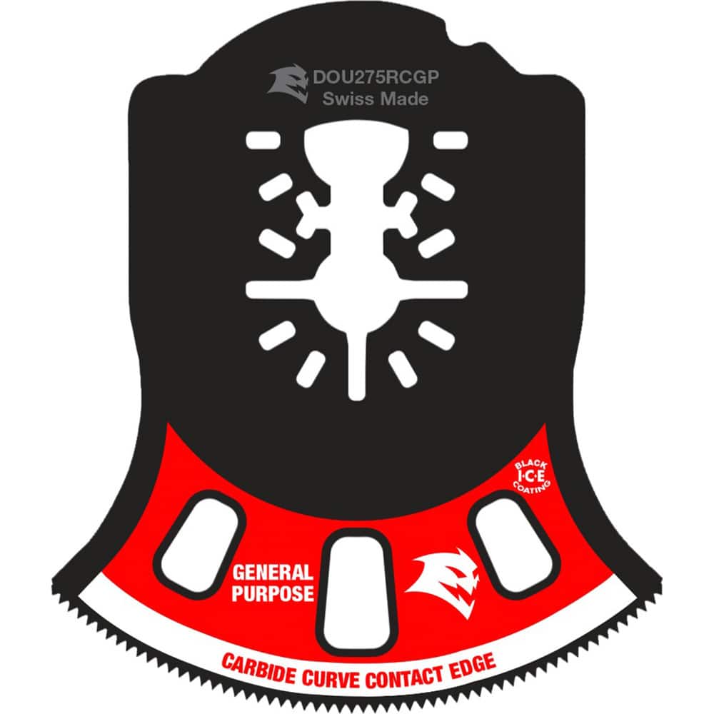Freud - Rotary & Multi-Tool Accessories; Accessory Type: Oscillating Blade ; For Use With: Multi-Tools ; Cutting Diameter (Inch): 2.75 ; Head Material: Carbide - Exact Tooling