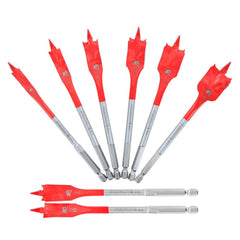 Freud - Drill Bit Sets; System of Measurement: Inch ; Drill Bit Material: Carbon Steel ; Drill Bit Set Type: Spade Drill Bits ; Minimum Drill Bit Size (Inch): 3/8 ; Maximum Drill Bit Size (Inch): 1 ; Drill Point Angle: 118 - Exact Tooling