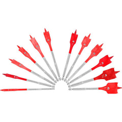Freud - Drill Bit Sets; System of Measurement: Inch ; Drill Bit Material: Carbon Steel ; Drill Bit Set Type: Spade Drill Bits ; Minimum Drill Bit Size (Inch): 1/4 ; Maximum Drill Bit Size (Inch): 1-1/4 ; Drill Point Angle: 118 - Exact Tooling