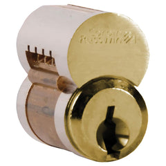 Corbin Russwin - Cylinders; Type: Removeable Core ; Keying: D1 Keyway ; Number of Pins: 6 ; Material: Brass ; Finish/Coating: Satin Brass - Exact Tooling