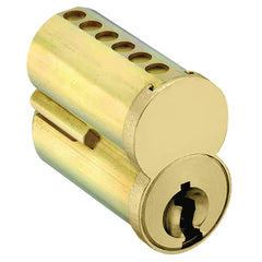 Arrow Lock - Cylinders; Type: Interchangeable Core ; Keying: AB Keyway ; Number of Pins: 7 ; Material: Brass ; Finish/Coating: Satin Brass - Exact Tooling