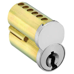 Arrow Lock - Cylinders; Type: Interchangeable Core ; Keying: AB Keyway ; Number of Pins: 7 ; Material: Brass ; Finish/Coating: Satin Chrome - Exact Tooling