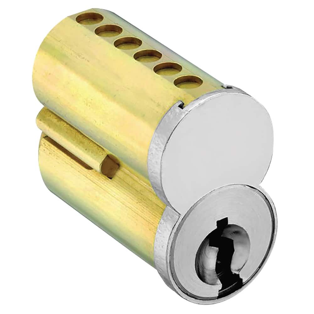 Arrow Lock - Cylinders; Type: Interchangeable Core ; Keying: WB Keyway ; Number of Pins: 7 ; Material: Brass ; Finish/Coating: Satin Chrome - Exact Tooling