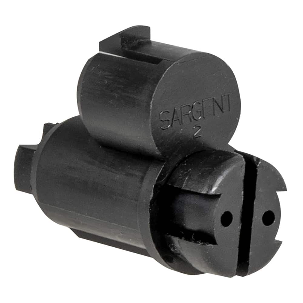 Sargent - Cylinders; Type: Disposable Core ; Keying: Not Applicable ; Number of Pins: 0 ; Material: Brass ; Finish/Coating: Black - Exact Tooling