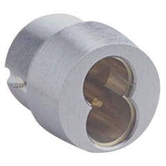Arrow Lock - Cylinders; Type: Mortise ; Keying: Less Core ; Number of Pins: 7 ; Material: Brass ; Finish/Coating: Satin Chrome - Exact Tooling