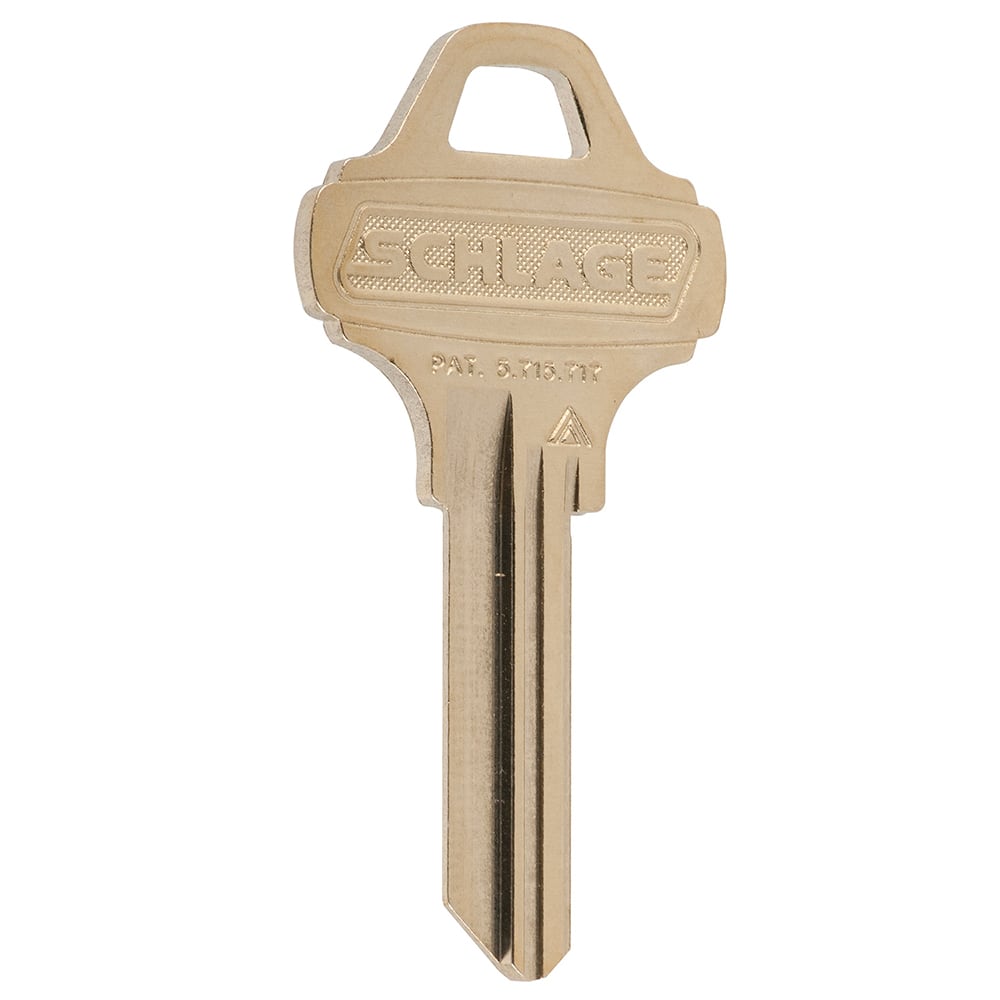 Schlage - Key Blanks; Type: Schlage ; Material: Brass - Exact Tooling