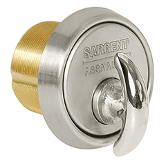 Sargent - Cylinders; Type: Mortise ; Keying: Not Applicable ; Number of Pins: 0 ; Material: Brass ; Finish/Coating: Stainless Steel - Exact Tooling