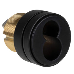 Schlage - Cylinders; Type: Mortise ; Keying: Less Core ; Number of Pins: 6 ; Material: Brass ; Finish/Coating: Black - Exact Tooling