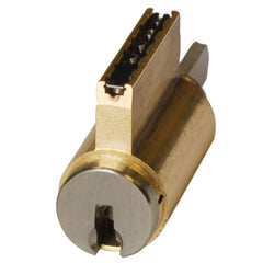 Sargent - Cylinders; Type: Conventional Core ; Keying: SC Keyway ; Number of Pins: 6 ; Material: Brass ; Finish/Coating: Satin Nickel - Exact Tooling