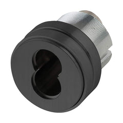 Schlage - Cylinders; Type: Mortise ; Keying: Less Core ; Number of Pins: 7 ; Material: Brass ; Finish/Coating: Black - Exact Tooling