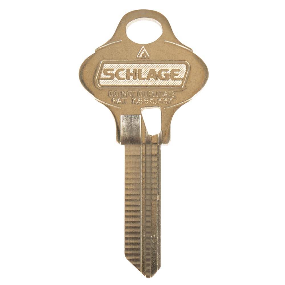 Schlage - Key Blanks; Type: Schlage ; Material: Brass - Exact Tooling
