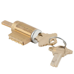 Schlage - Cylinders; Type: Conventional Core ; Keying: C123 Keyway ; Number of Pins: 6 ; Material: Brass ; Finish/Coating: Satin Chrome - Exact Tooling