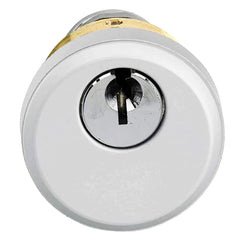 Adams Rite - Cylinders; Type: Mortise ; Keying: C Keyway ; Number of Pins: 5 ; Material: Brass ; Finish/Coating: Aluminum - Exact Tooling