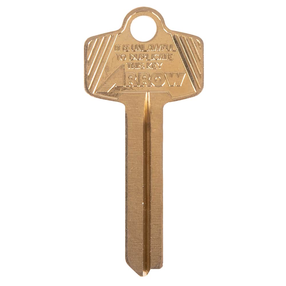 Arrow Lock - Key Blanks; Type: Arrow ; Material: Brass - Exact Tooling