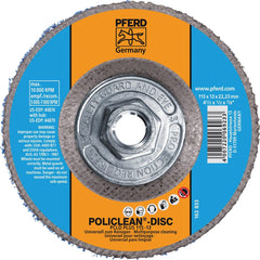 PFERD - 4-1/2 x 1/2" Aluminum Oxide Deburring Disc - Exact Tooling