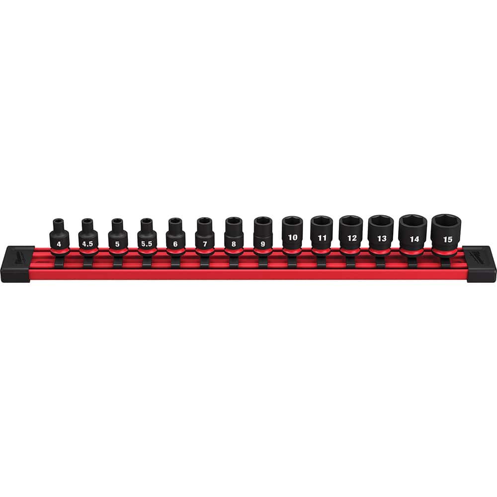 Milwaukee Tool - 14 Pc 1/4" Drive Socket Set - Exact Tooling