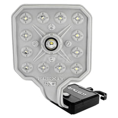 Flashlights; Bulb Type: LED; Type: Flashlight; Maximum Light Output (Lumens): 400; Batteries Included: Yes; Body Type: Plastic; Battery Size: AA; Body Color: Gray; Rechargeable: No; Number Of Batteries: 3