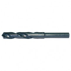 14.00mm RHS / RHC HSS 118 Degree Radial Point Silver & Deming Reduced Shank Drill - Steam Oxide - Exact Tooling