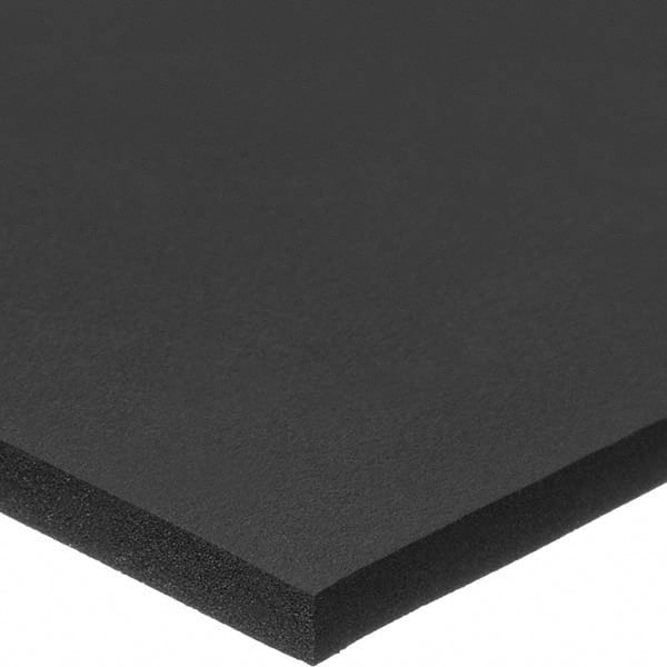 USA Sealing - 30' x 36" x 1/4" Black Silicone Foam Roll - Exact Tooling