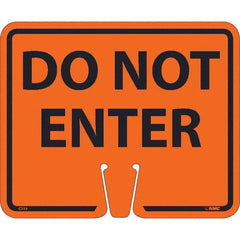 NMC - "Do Not Enter", 12-5/8" Wide x 10-3/8" High, Rigid Plastic Safety Sign - Exact Tooling