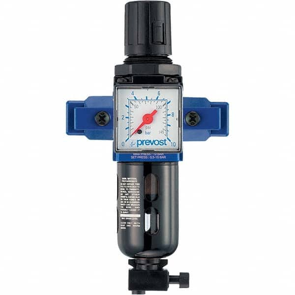 Prevost - Filter, Regulator & Lubricator (FRL) Units Configuration: 1 Pc. Filter/Regulator Body Type: Standard - Exact Tooling