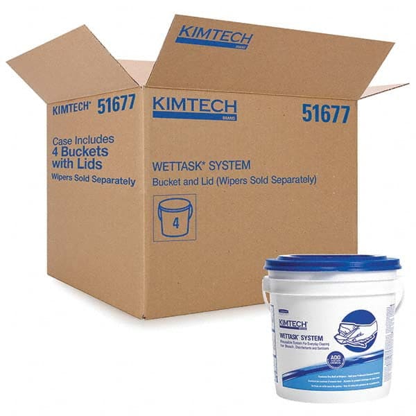 Kimtech - Wipe Dispensers For Use With: Kimtech WetTask 6001, 6211, 6411, & 6471 Dispenser Style: Manual - Exact Tooling