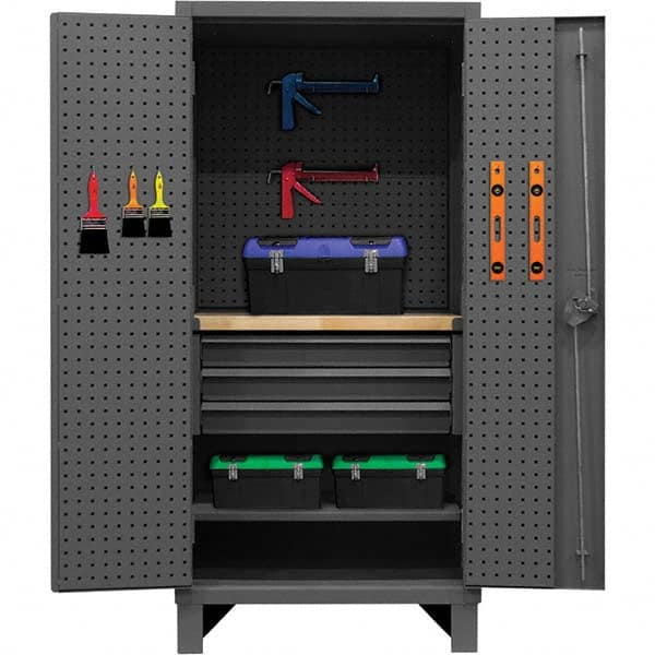 Durham - Storage Cabinets Type: Pegboard Width (Inch): 24-1/8 - Exact Tooling