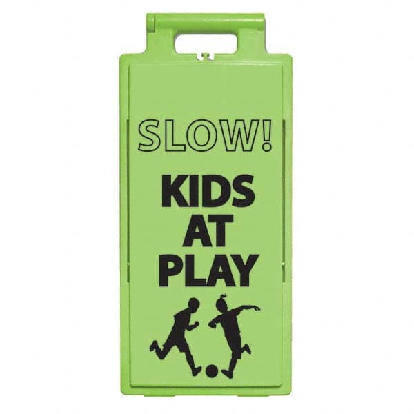 PRO-SAFE - Cone & A Frame Floor Signs Shape: A-Frame Type: Accident Prevention - Exact Tooling