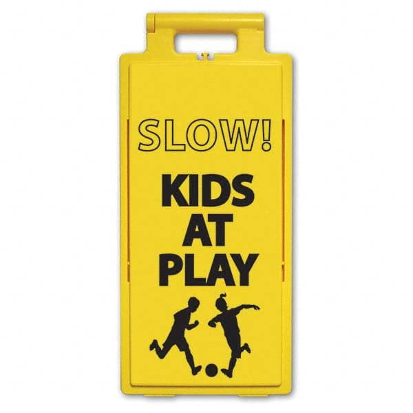 PRO-SAFE - Cone & A Frame Floor Signs Shape: A-Frame Type: Accident Prevention - Exact Tooling