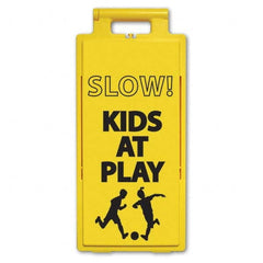 PRO-SAFE - Cone & A Frame Floor Signs Shape: A-Frame Type: Accident Prevention - Exact Tooling