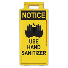 PRO-SAFE - Cone & A Frame Floor Signs Shape: A-Frame Type: Accident Prevention - Exact Tooling