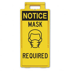 PRO-SAFE - Cone & A Frame Floor Signs Shape: A-Frame Type: Accident Prevention - Exact Tooling