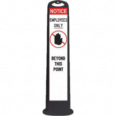 PRO-SAFE - Traffic Barrels, Delineators & Posts Type: Vertical Panel Material: HDPE - Exact Tooling