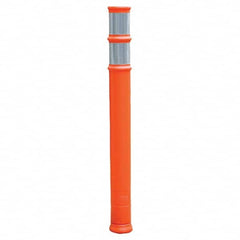 PRO-SAFE - Traffic Barrels, Delineators & Posts Type: Delineator Post Material: HDPE - Exact Tooling