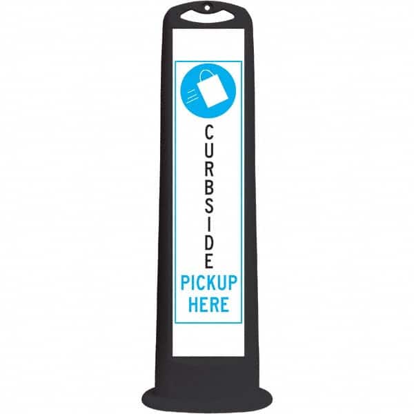 PRO-SAFE - Traffic Barrels, Delineators & Posts Type: Vertical Panel Material: HDPE - Exact Tooling