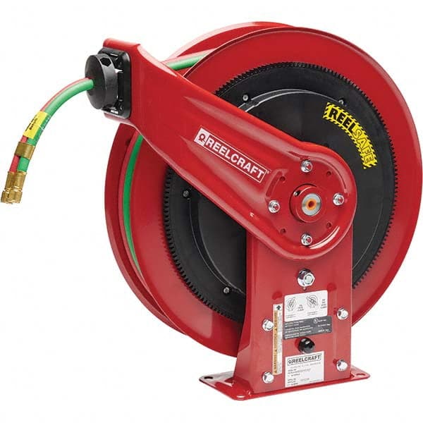 Reelcraft - Welding Hose Reels Style: Spring Retractable Width (Inch): 7 - Exact Tooling
