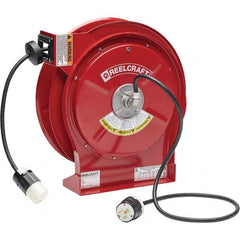 Reelcraft - Cord & Cable Reels End Type: Twist Lock Receptacle Cable Length (Feet): 50 - Exact Tooling