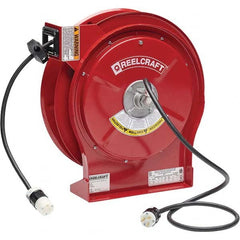 Reelcraft - Cord & Cable Reels End Type: Single Outlet Cable Length (Feet): 50 - Exact Tooling