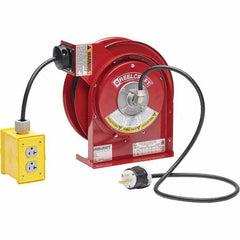 Reelcraft - Cord & Cable Reels End Type: Quad Outlet Cable Length (Feet): 45 - Exact Tooling