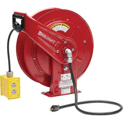 Reelcraft - Cord & Cable Reels End Type: Quad Outlet Cable Length (Feet): 100 - Exact Tooling