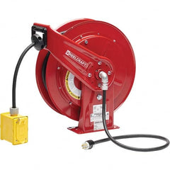 Reelcraft - Cord & Cable Reels End Type: Duplex Outlet Box with GFCI Cable Length (Feet): 75 - Exact Tooling