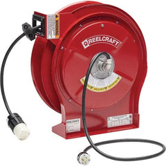 Reelcraft - Cord & Cable Reels End Type: Twist Lock Receptacle Cable Length (Feet): 50 - Exact Tooling