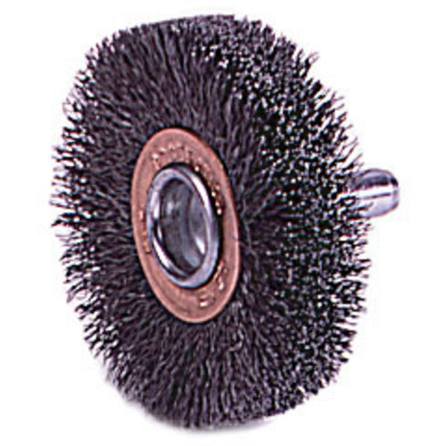 2″ Diameter - Crimped Steel Wire Confle x Brush - Exact Tooling