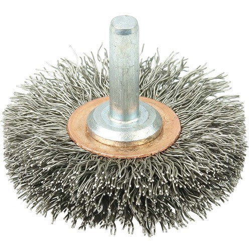 2″ Diameter - Crimped Stainless Confle x Brush - Exact Tooling