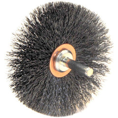 3″ Diameter - Crimped Steel Wire Confle x Brush - Exact Tooling