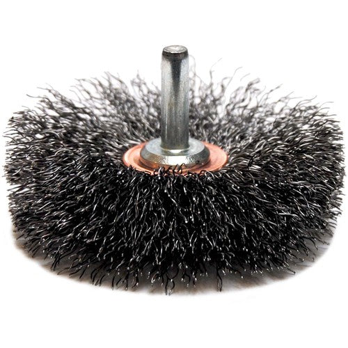 3″ Diameter - Crimped Steel Wire Confle x Brush - Exact Tooling